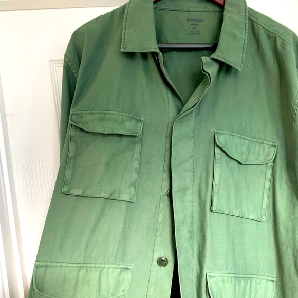 Bonobos Jackets & Coats Bonobos Cotton Field Jacket Military Green